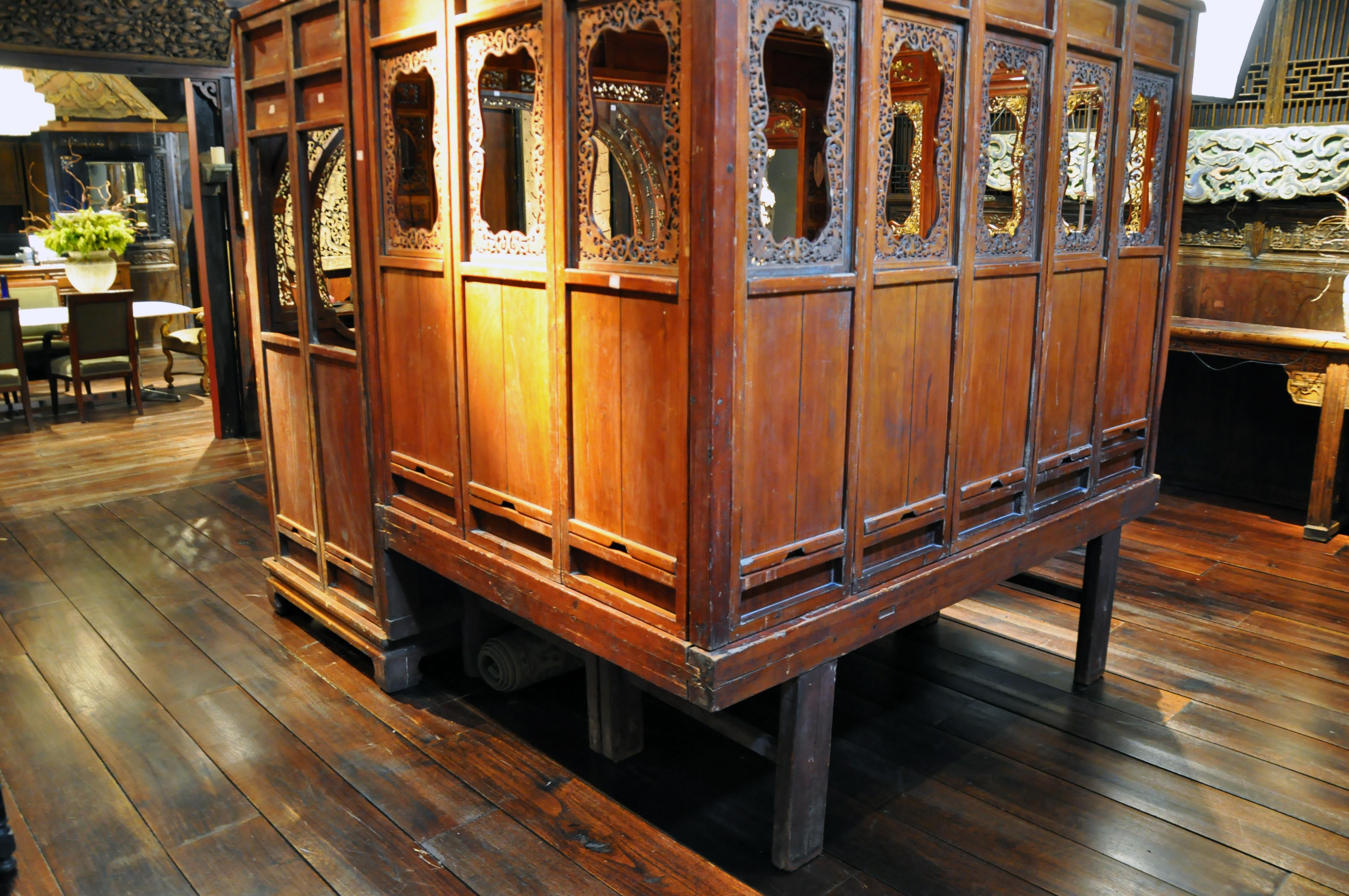 19th Century Monumental Chinese Wedding Bed