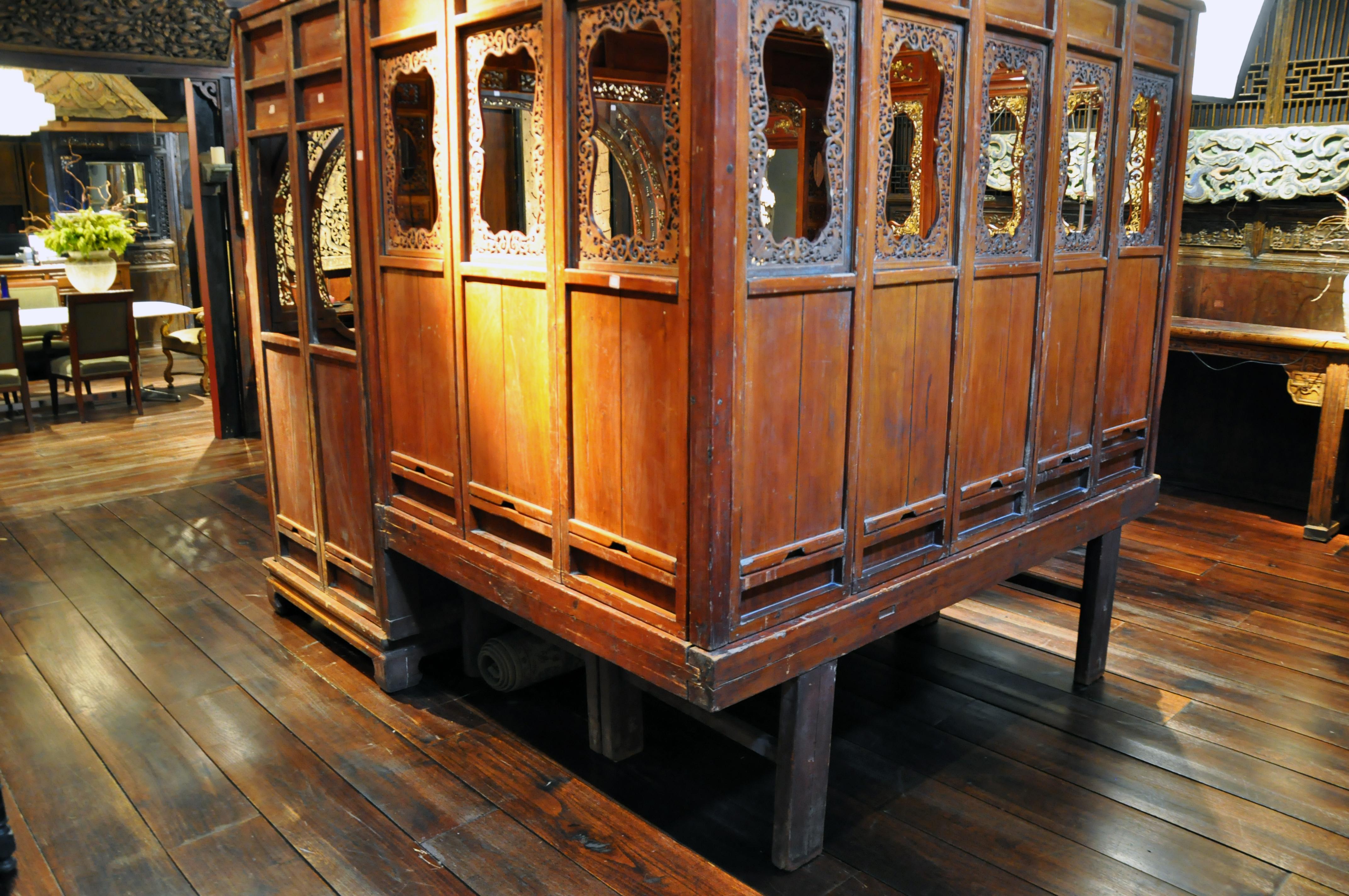 19th Century Monumental Chinese Wedding Bed