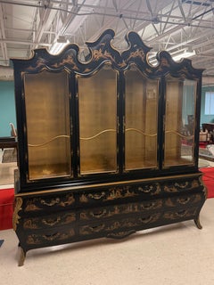 Monumental Chinoiserie China/Display Cabinet From Union National