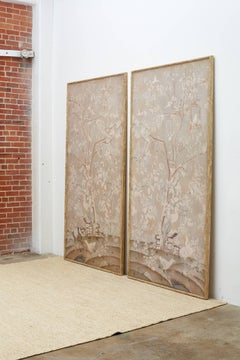 Monumental Chinoiserie Wallpaper Panels by Dennis and Leen