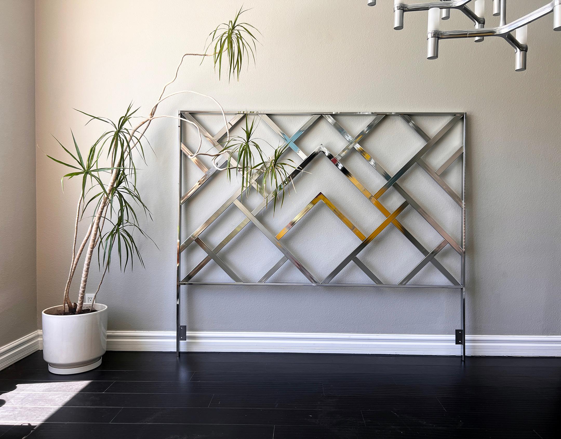 Mid-Century Modern Monumental Chrome 