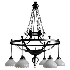 Monumental Church Moonstone Chandelier – 2 AVAILABLE