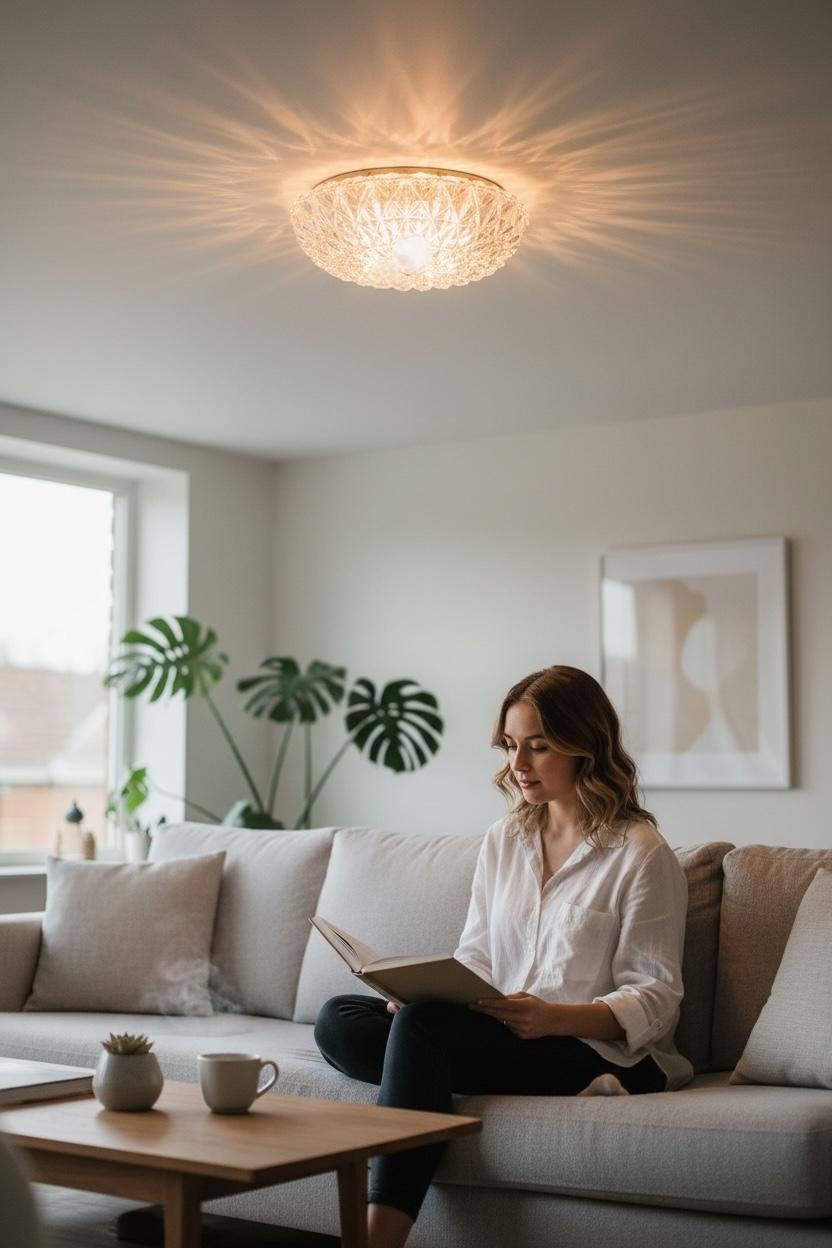 Monumentaler kreisförmiger gläserner Flush Mount von Kaiser Leuchten, Vintage German 1960s im Angebot 8