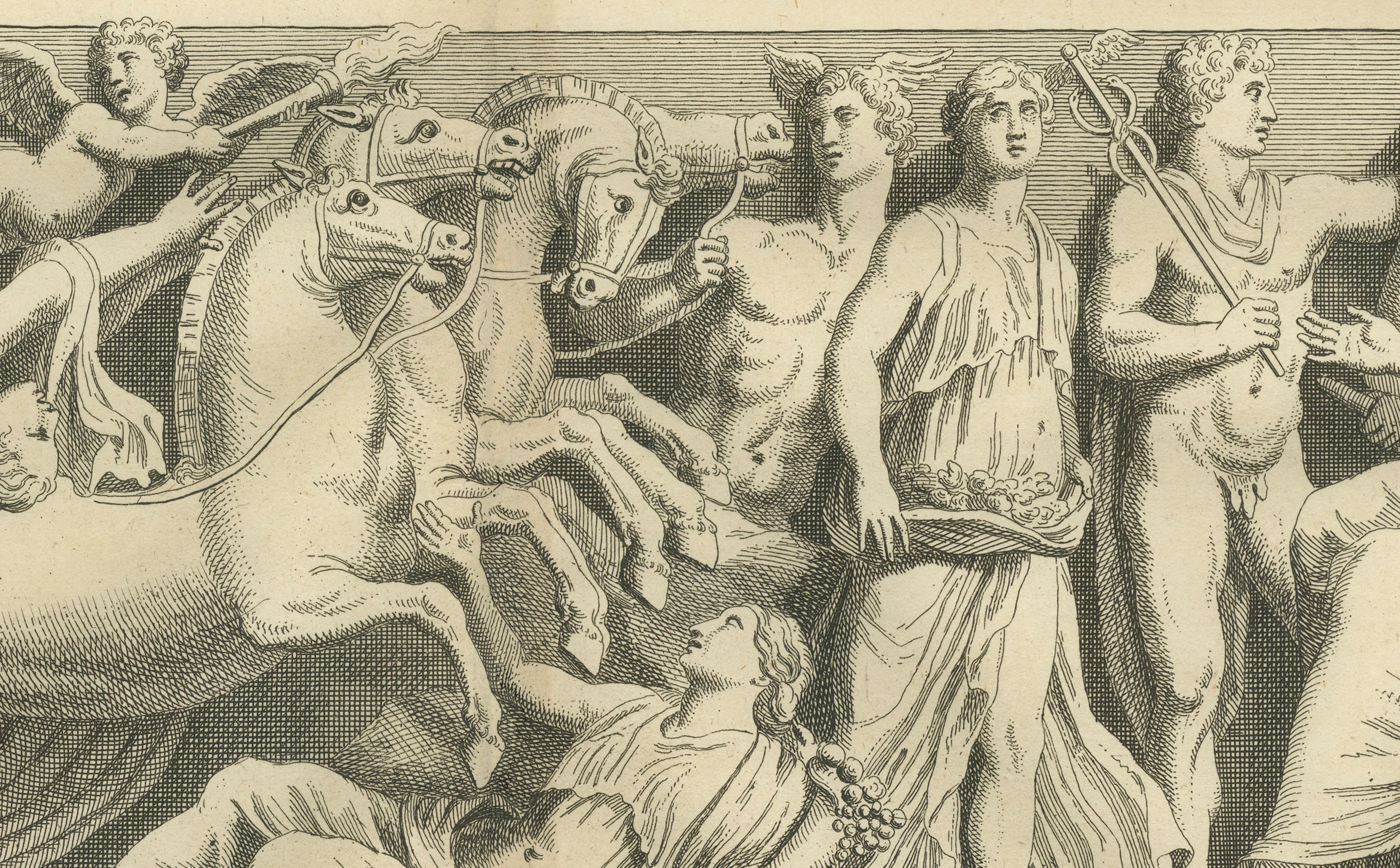 Monumental Classical Frieze – Montfaucon Antiquity Explained, London 1721