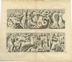 Monumental Classical Frieze – Montfaucon Antiquity Explained, London 1721