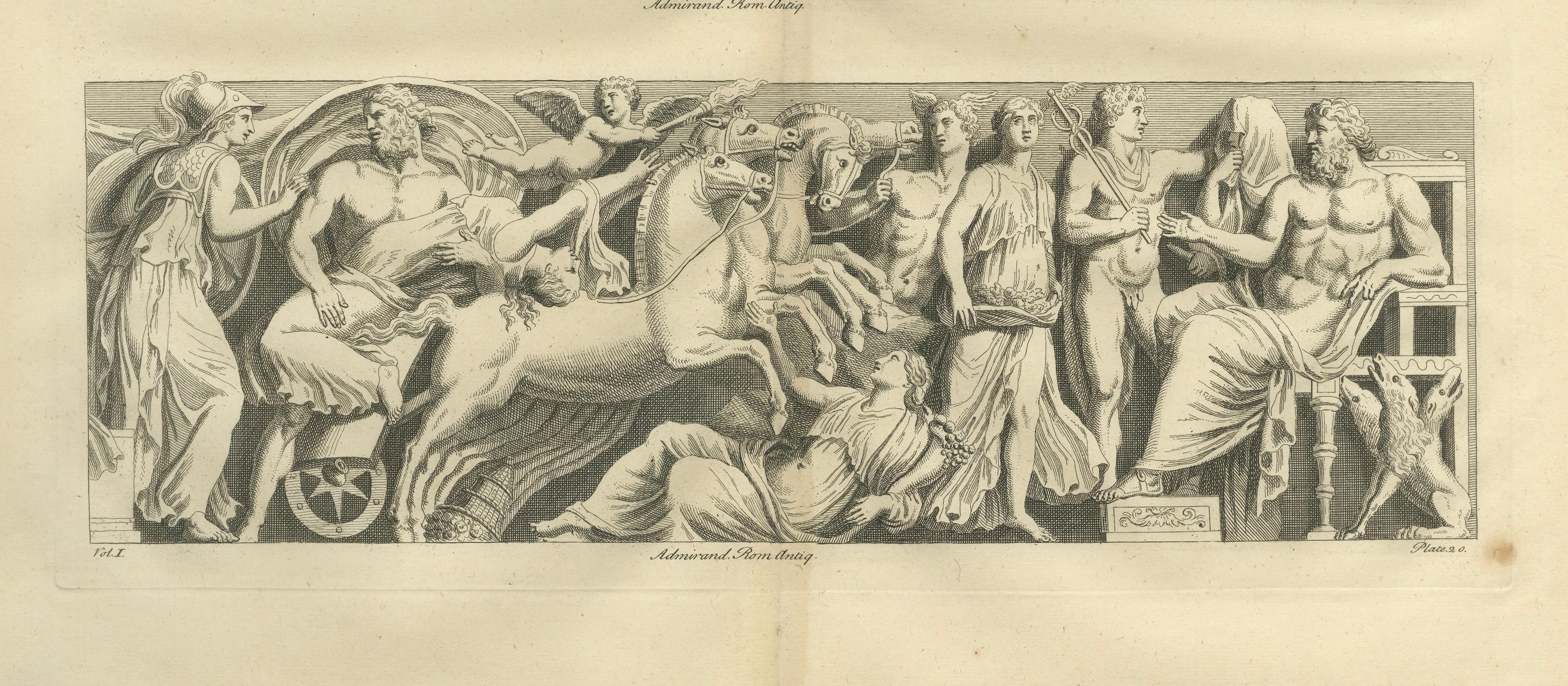 Monumental Classical Frieze – Montfaucon Antiquity Explained, London 1721
