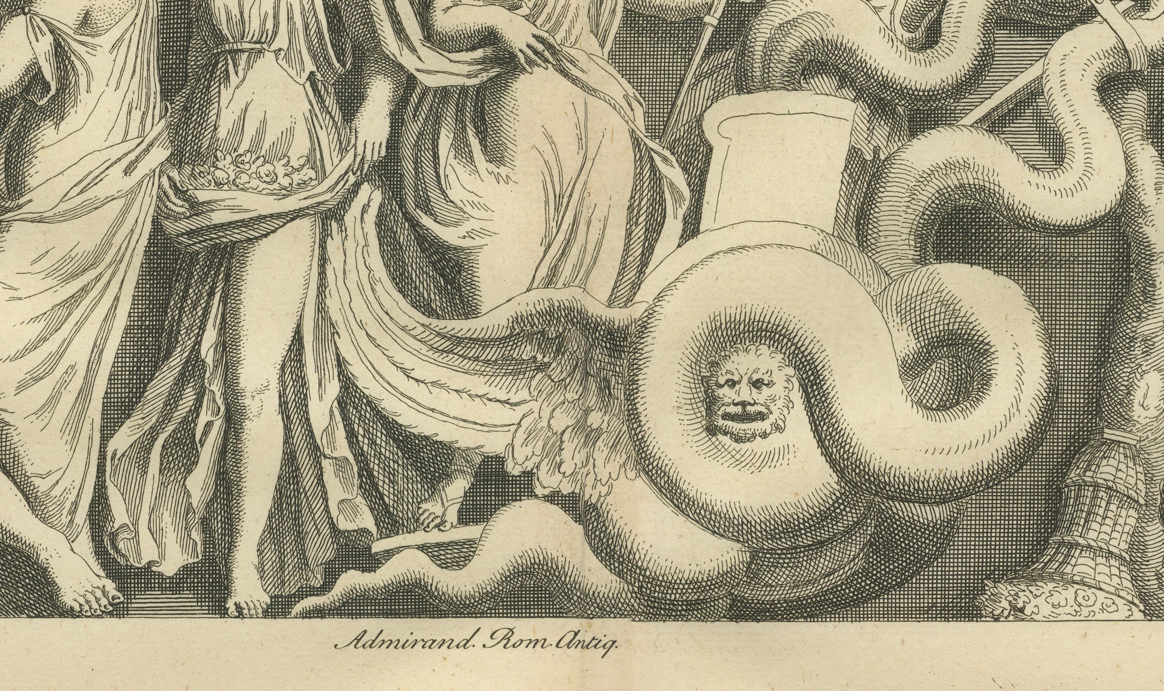 Monumental Classical Frieze – Montfaucon Antiquity Explained, London 1721