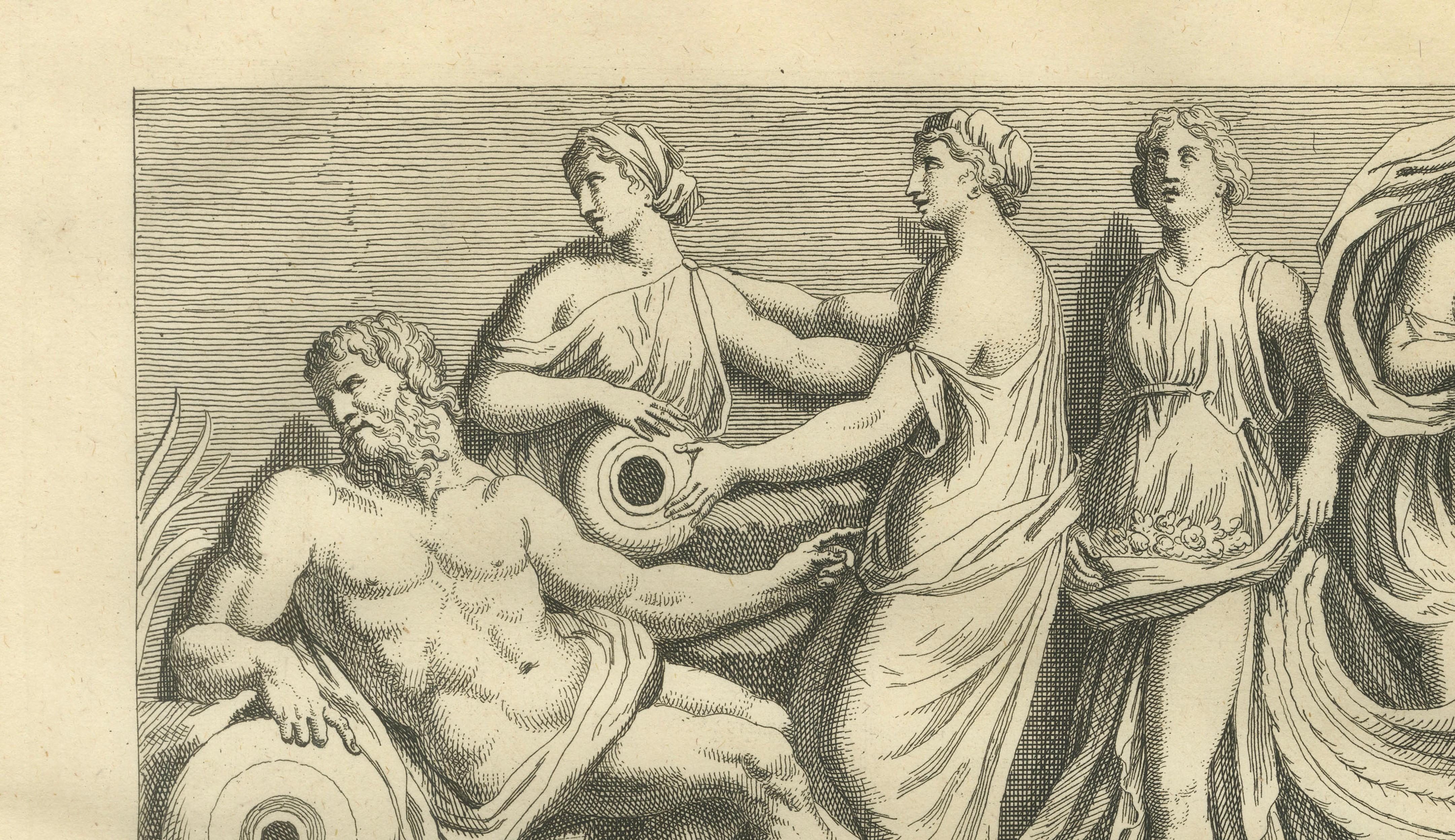 Monumental Classical Frieze – Montfaucon Antiquity Explained, London 1721