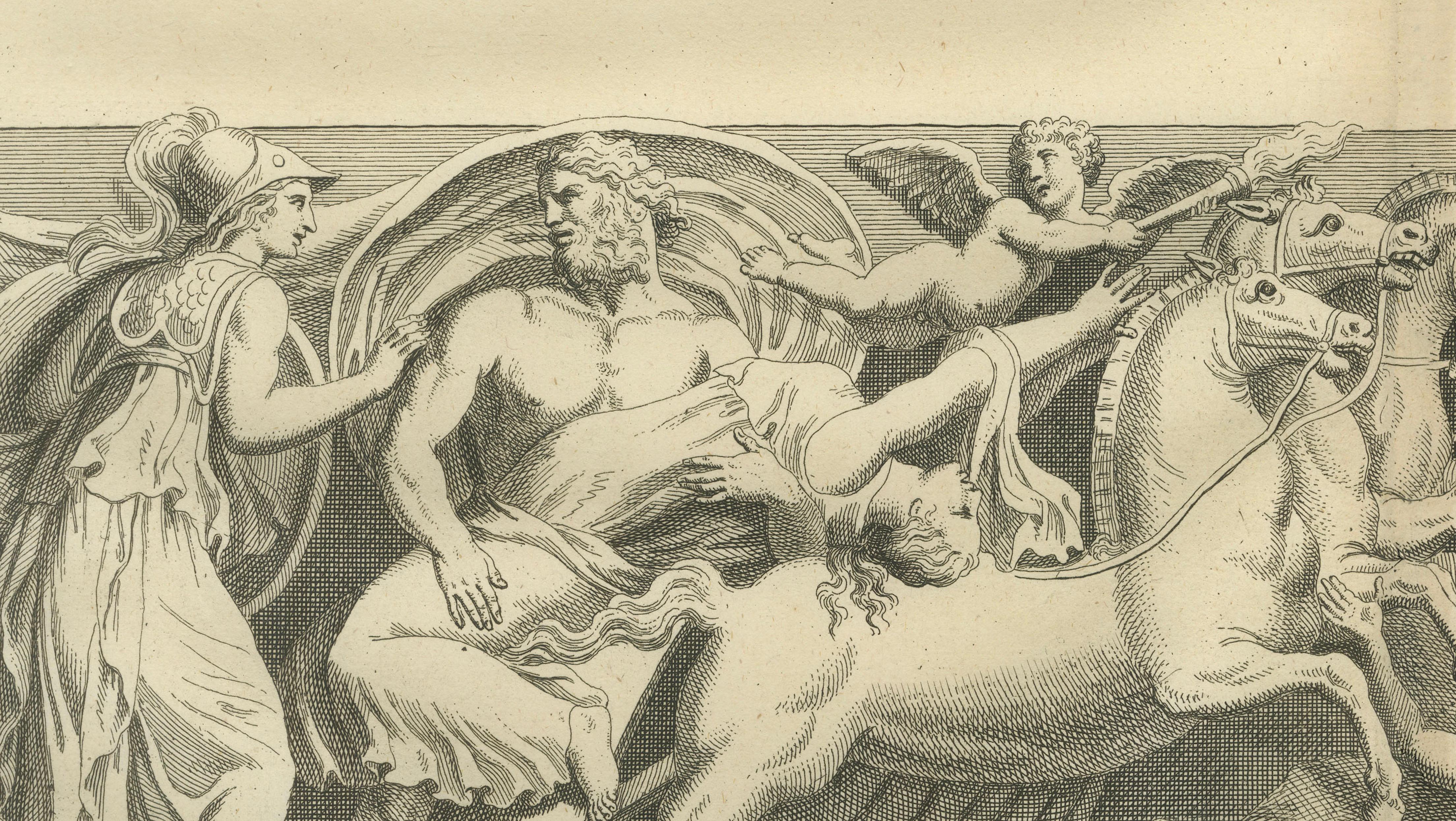 Monumental Classical Frieze – Montfaucon Antiquity Explained, London 1721
