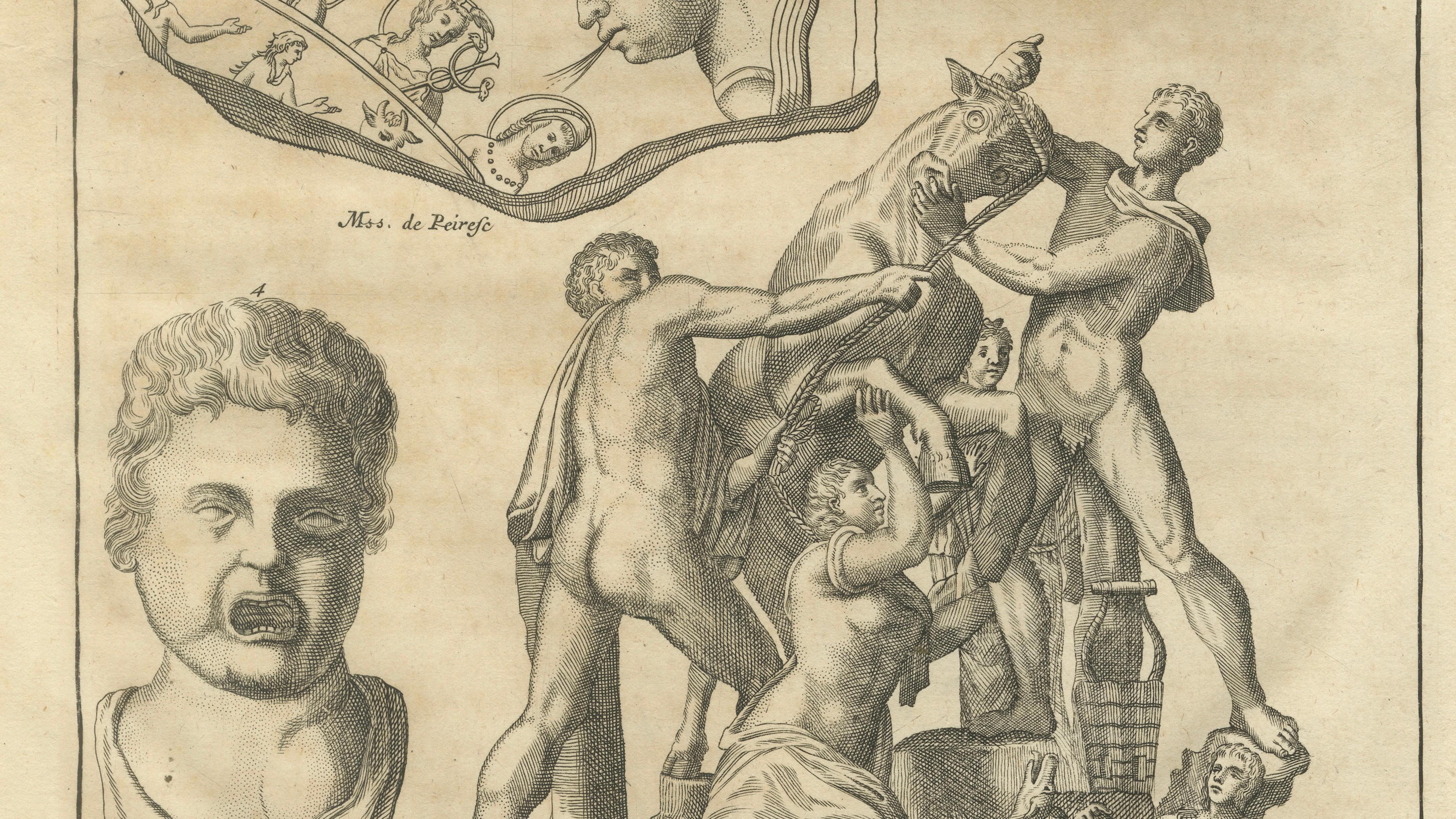 Monumental Classical Sculpture Studies – Montfaucon Antiquity Explained, 1721