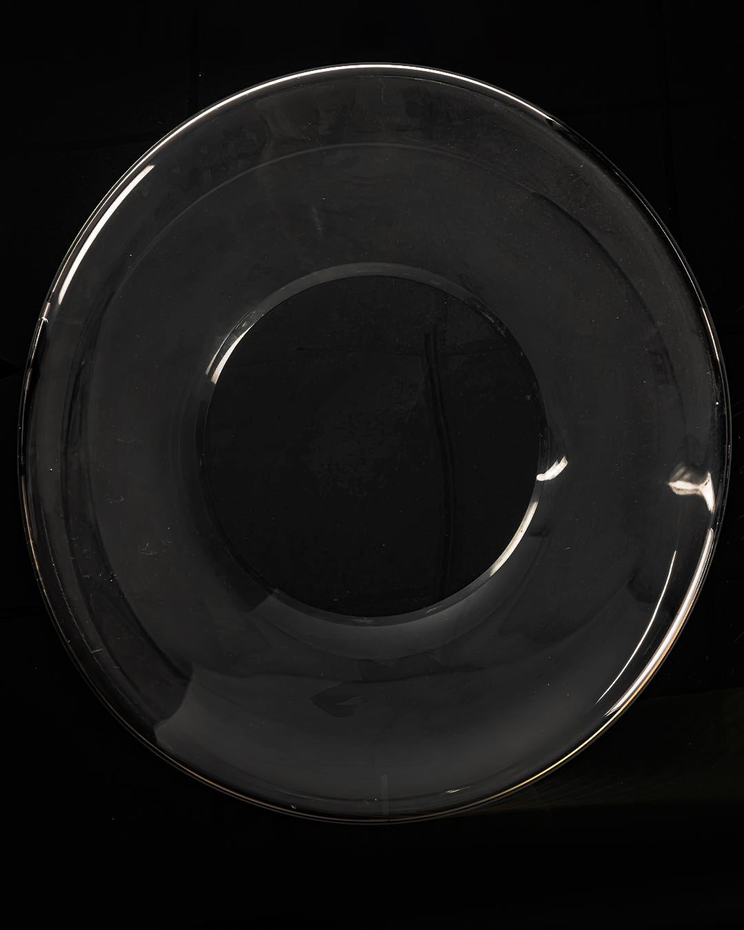 Monumentaler Tafelaufsatz aus Klarglas von Vistosi, Murano, 1970er Jahre im Zustand „Gut“ im Angebot in BARCELONA, ES