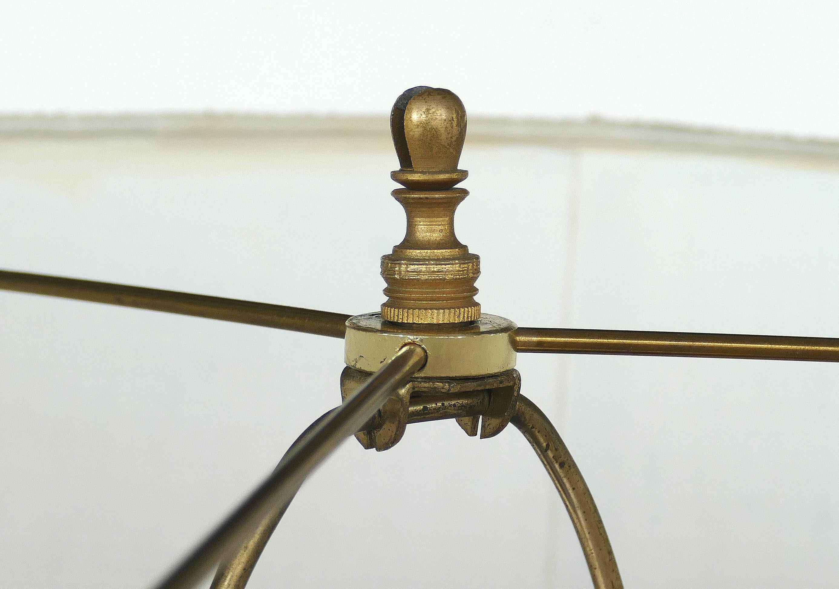Late 20th Century Monumental Cobalt Blue Blown Glass Table Lamp with Burlap Shade