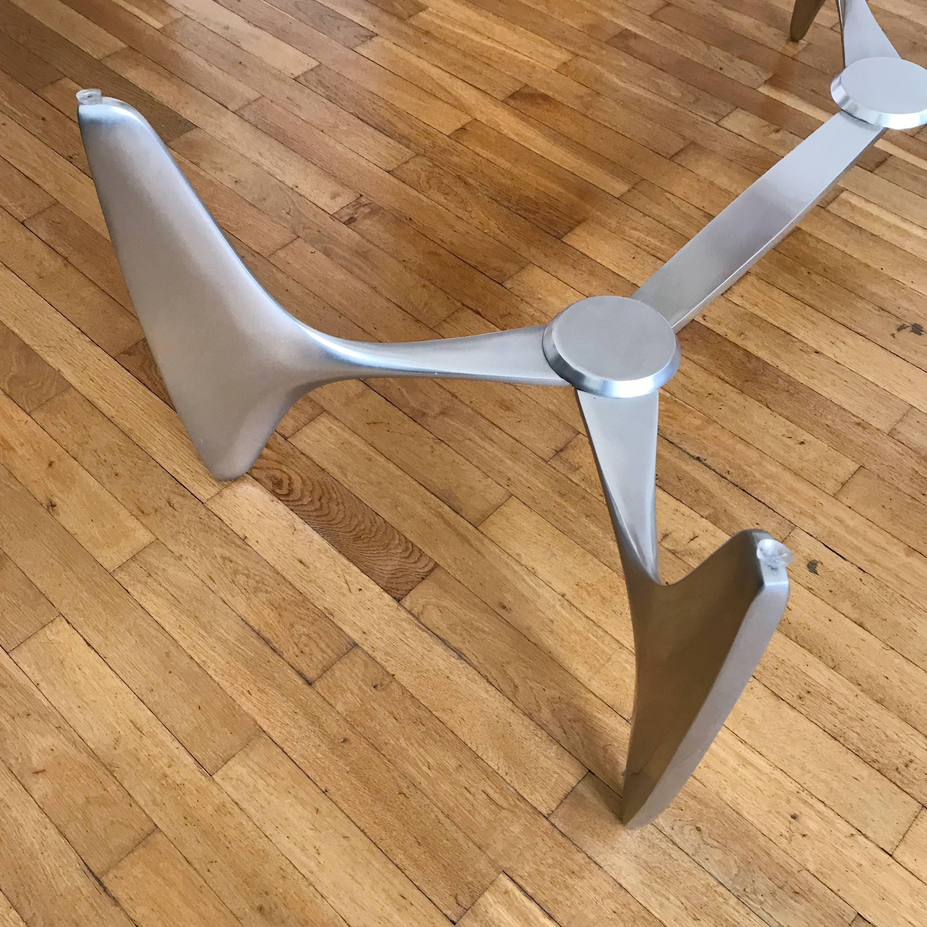Monumental Coffee Table by Knut Hesterberg for Ronald Schmitt Germany 1970s For Sale 5