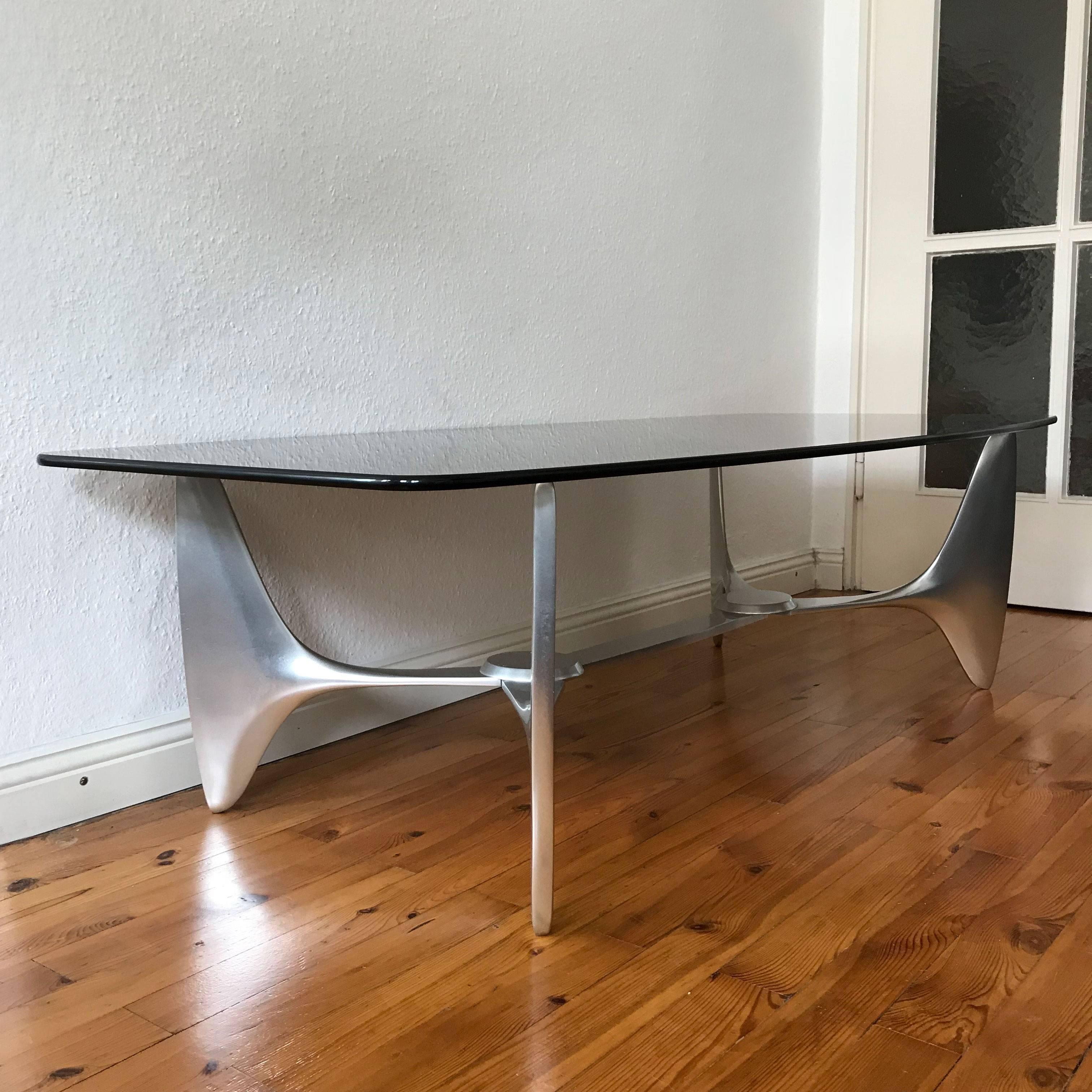 Table basse monumentale de Knut Hesterberg pour Ronald Schmitt, Allemagne, 1970 Bon état - En vente à Munich, DE