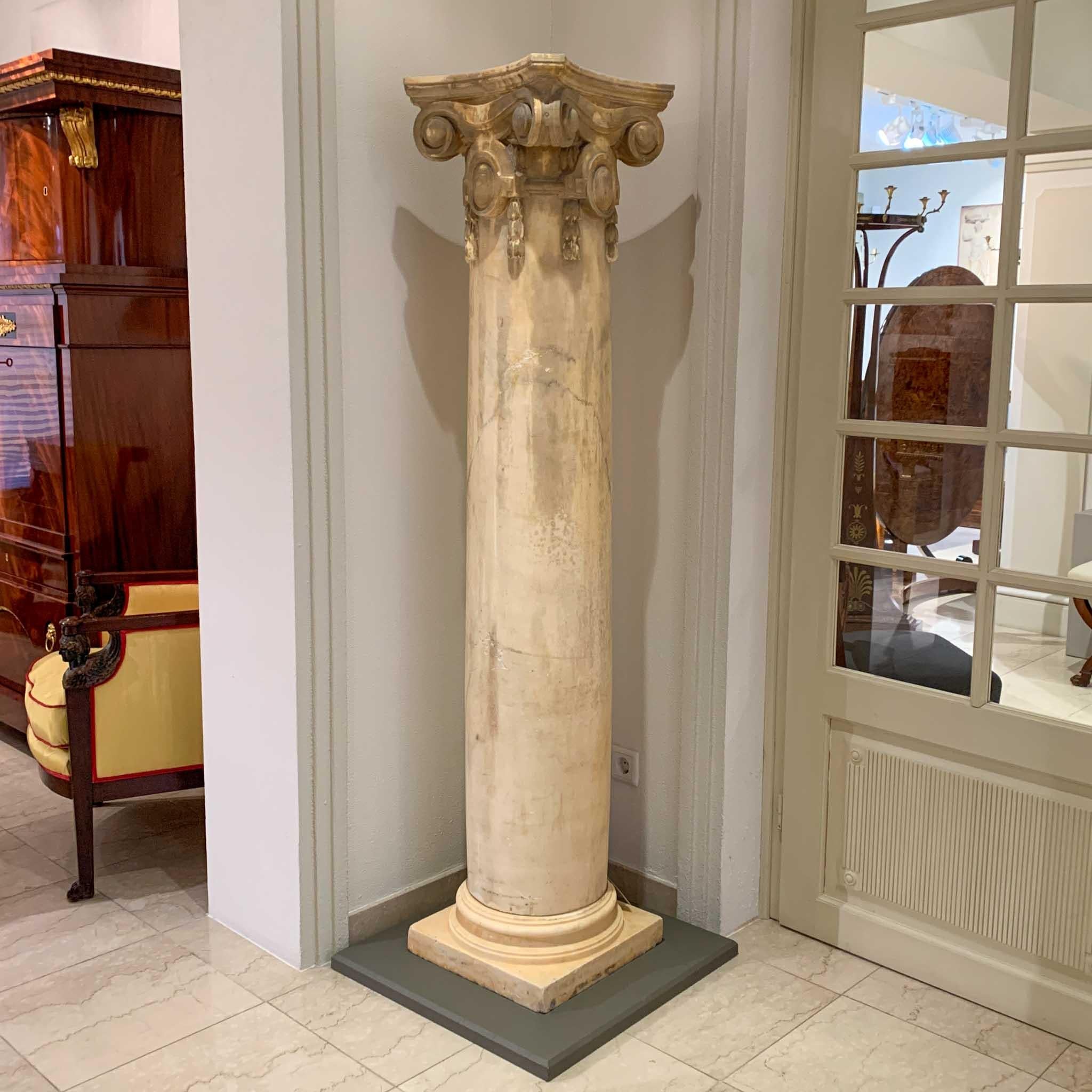 Marble Monumental Columns, Italy, 2nd Half of 19th Century
