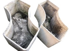 Willy Guhl Monumental Concrete Sculptural Planters