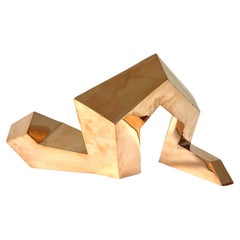 Monumental Copper Cubist Abstract Modern Sculpture
