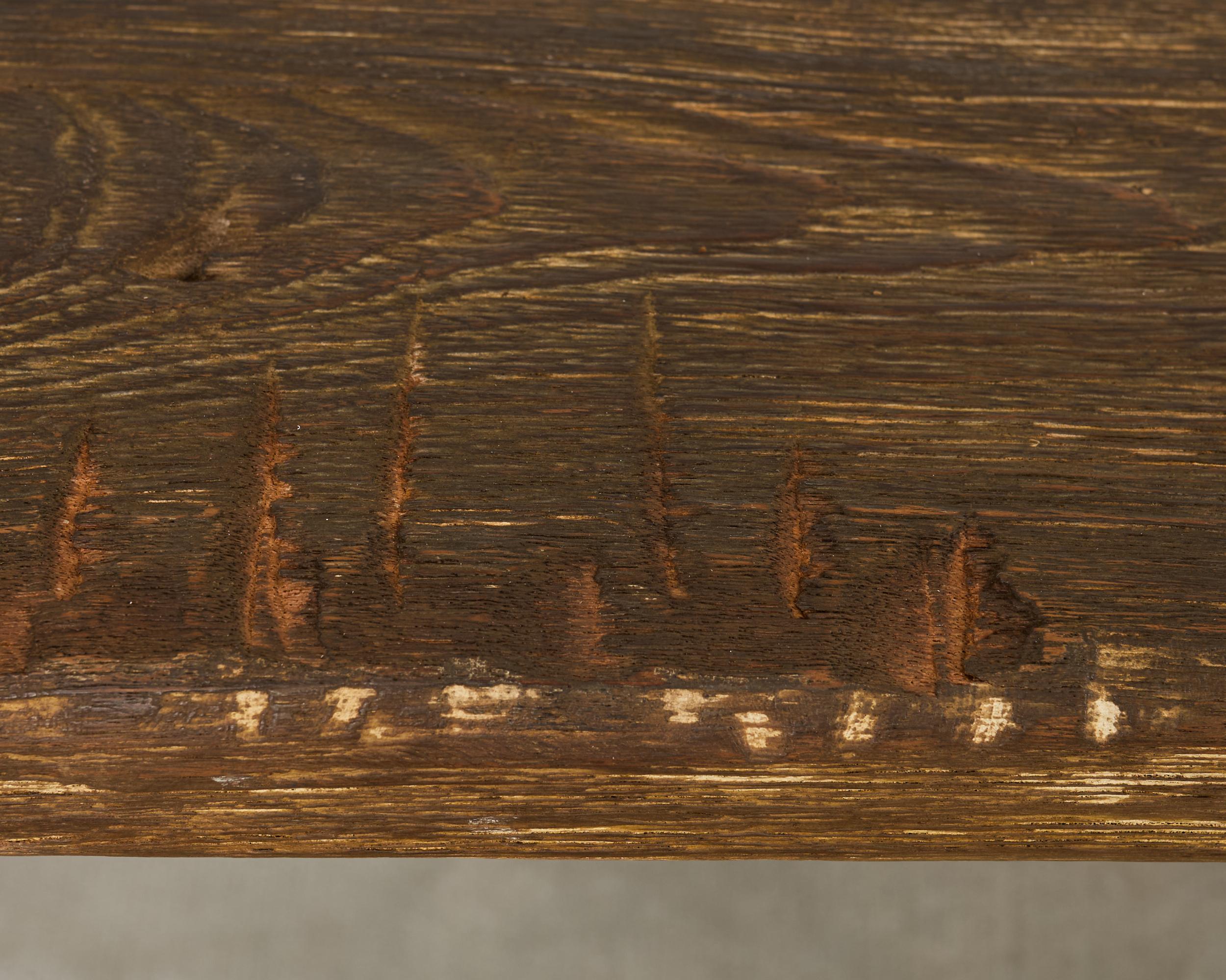 Monumental Mesa de comedor provincial francesa de roble 13 pies en venta 5