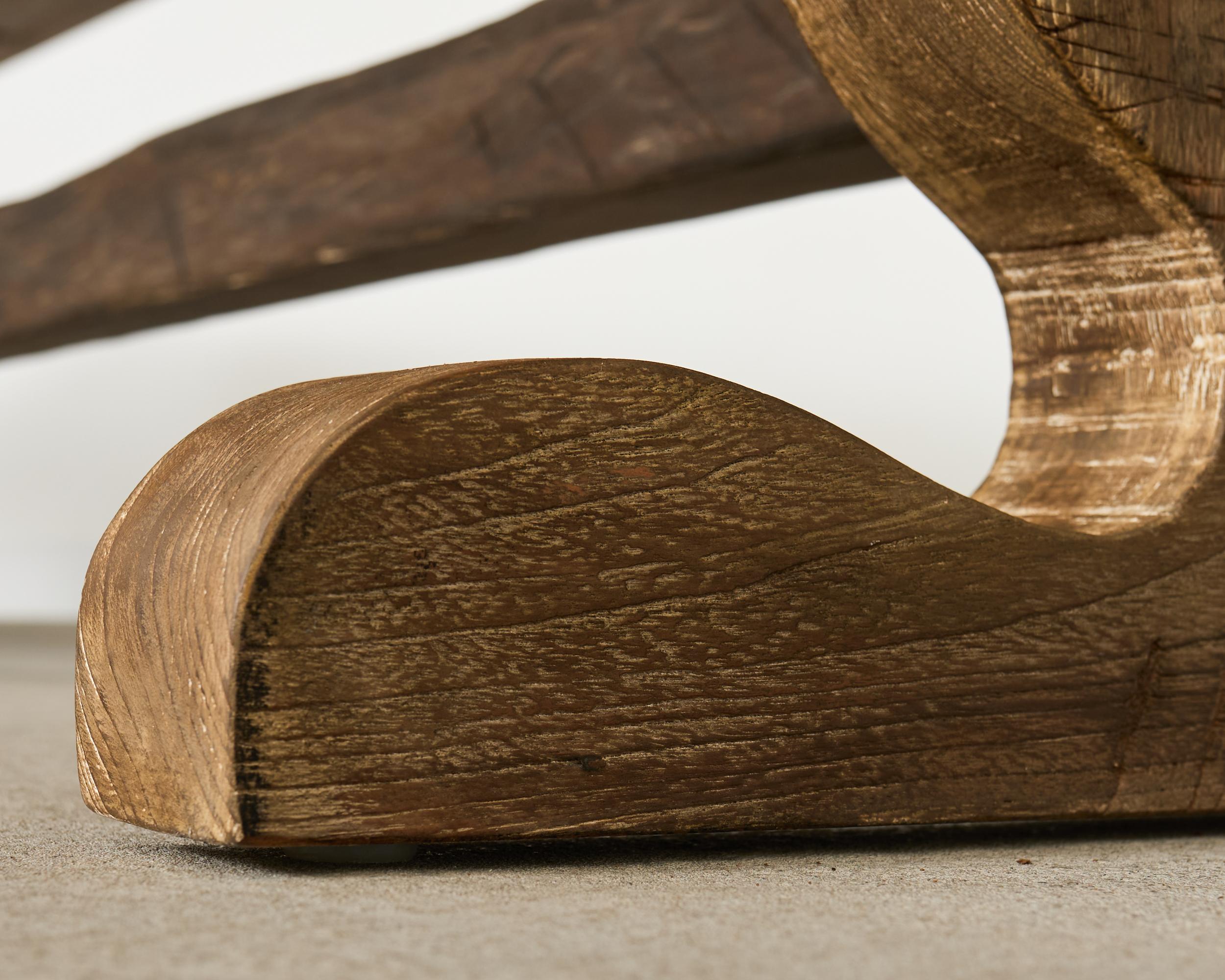 Monumental Mesa de comedor provincial francesa de roble 13 pies en venta 11