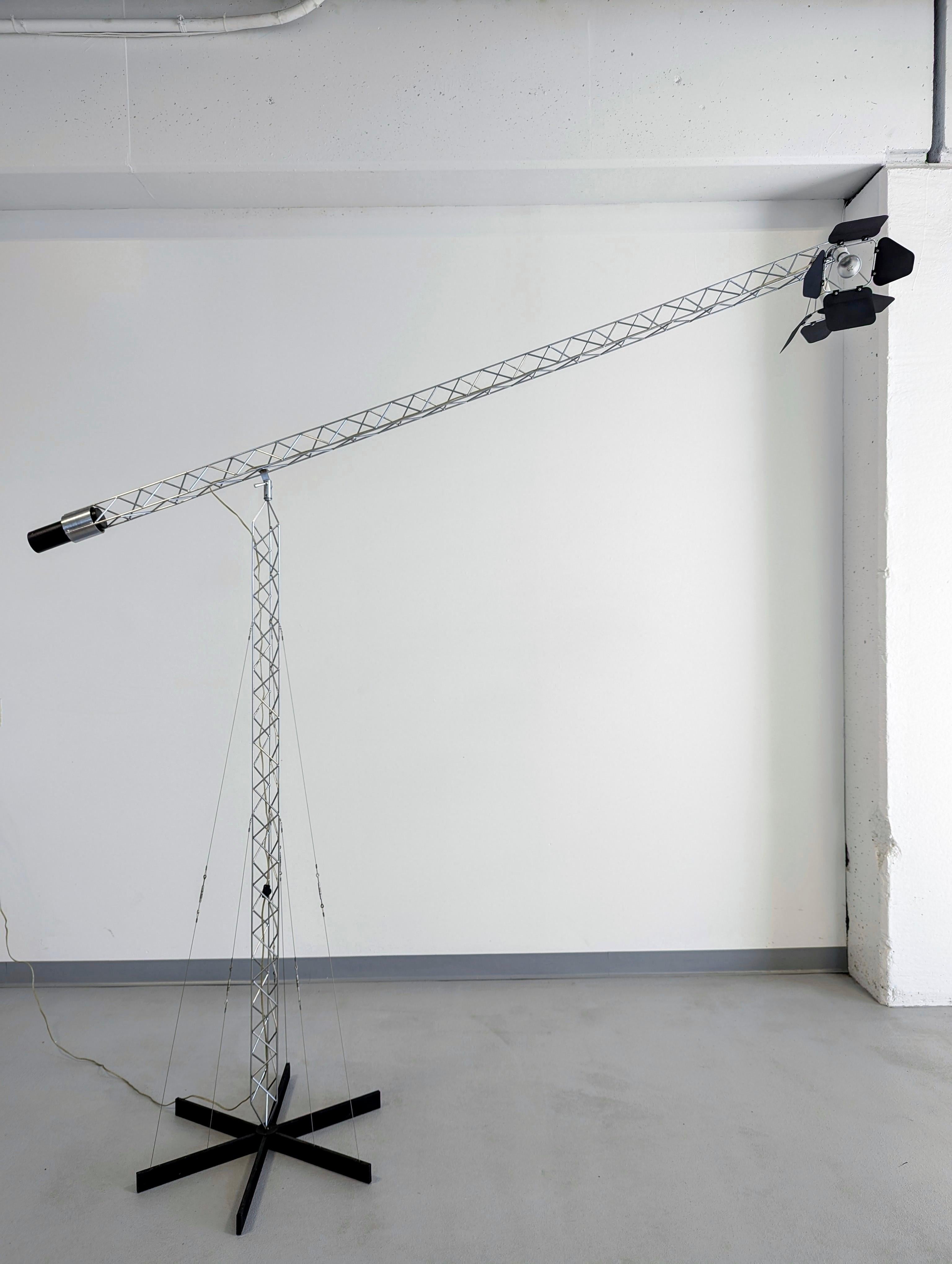 Monumental Curtis Jere Crane Light Sculpture, signed For Sale 5
