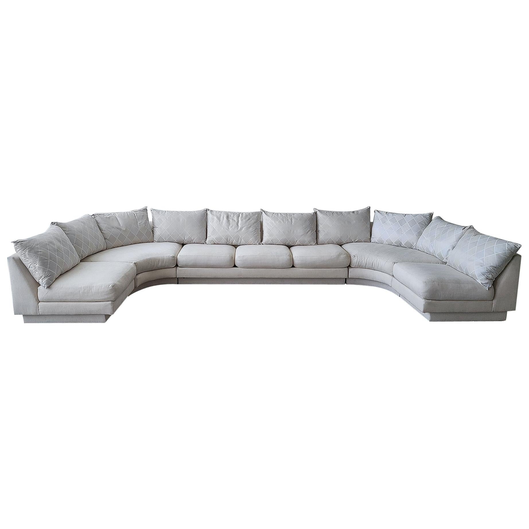 Curved Sofas 48 For Sale on 1stDibs