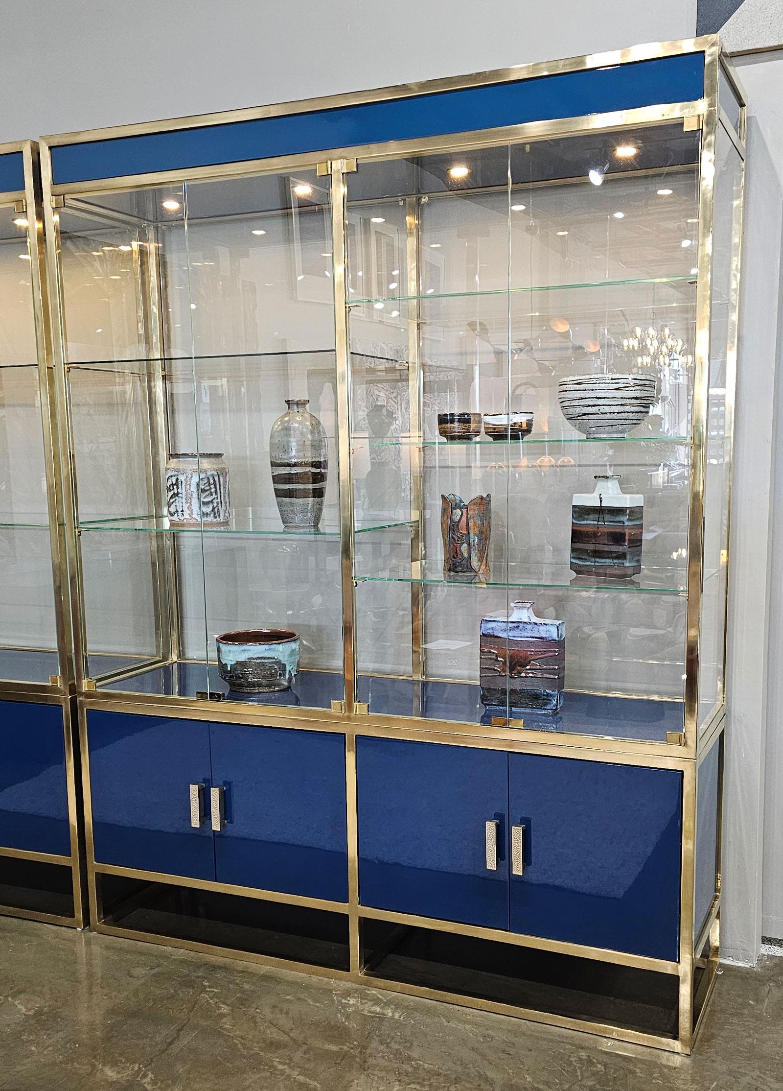 custom glass display cabinet