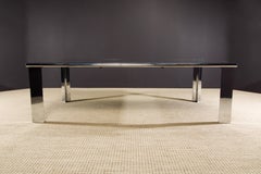 Monumental Custom Granite and Steel Dining Table by Anthony Lumsden, 1970s