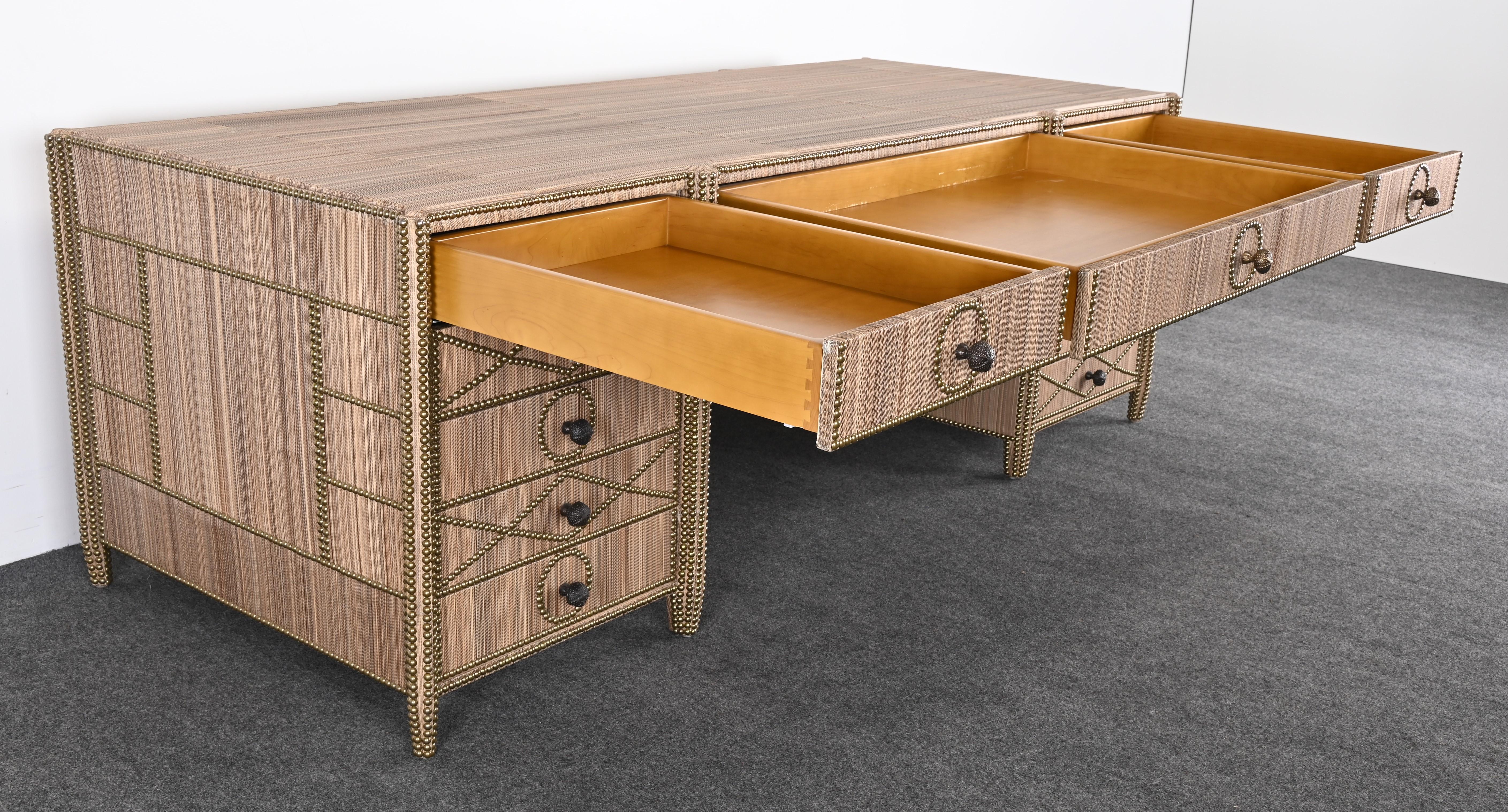 Monumental Custom Horsehair Desk by Peter Marino, 20th Century USA For Sale 2