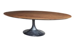 Monumental Custom Made Oval Dining Table