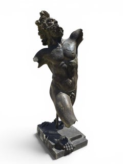 Monumental Dancing Faun Bronze Sculpture, Italy, Second Half of the 20th Century
