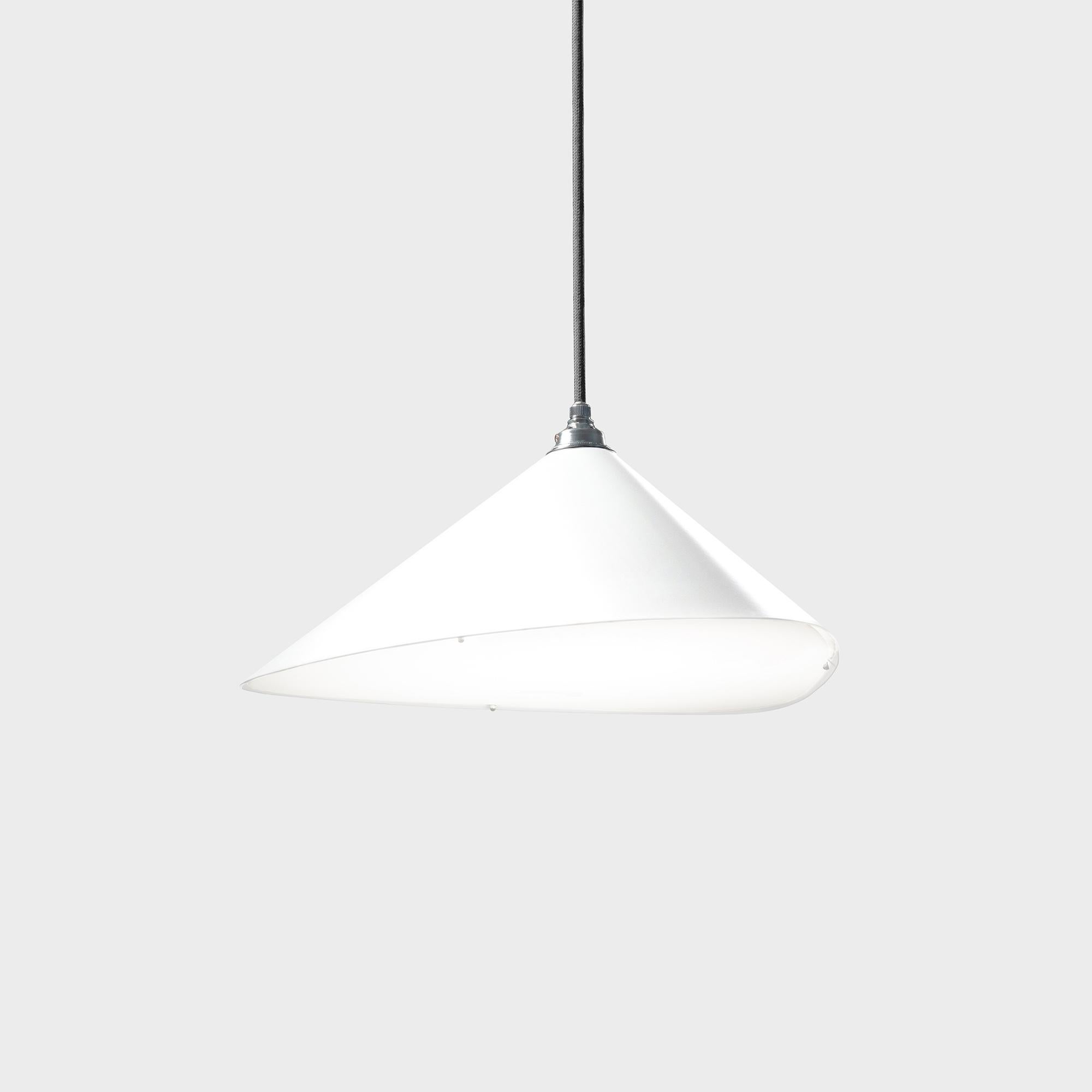 Contemporary Monumental Daniel Becker 'Emily 13' Chandelier in Matte White for Moss Objects For Sale