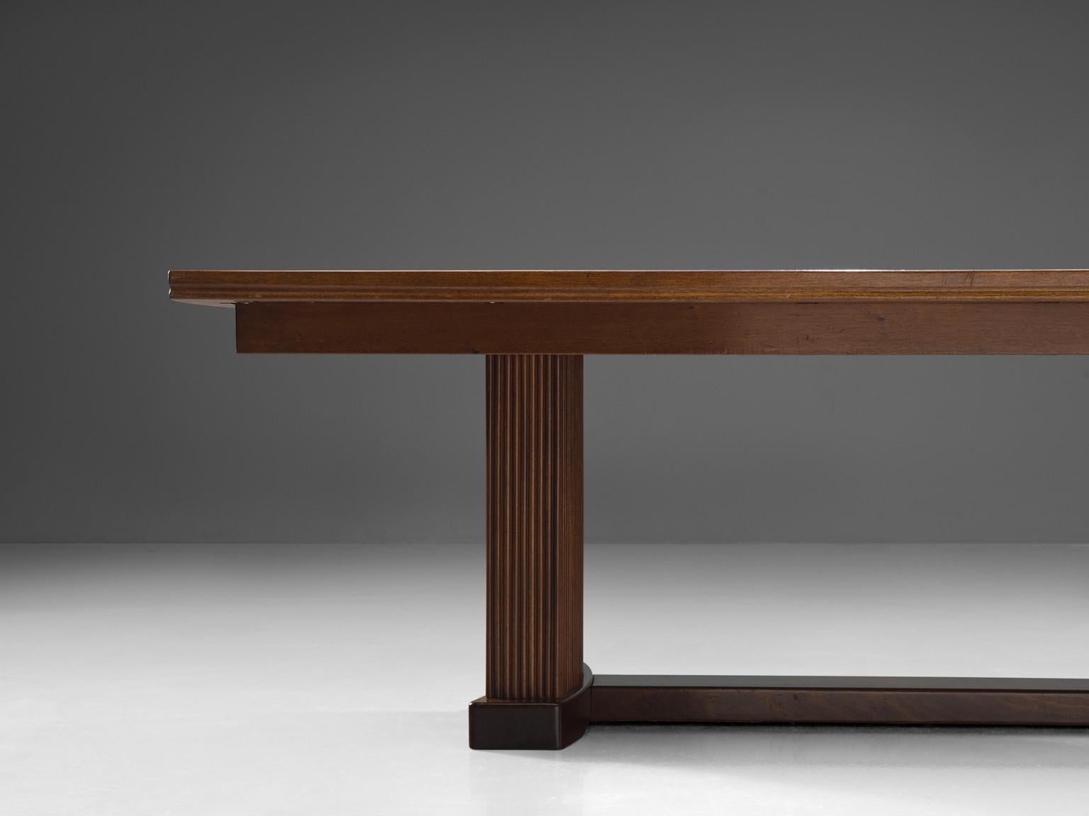 Mid-20th Century Monumental Danish Conference Table