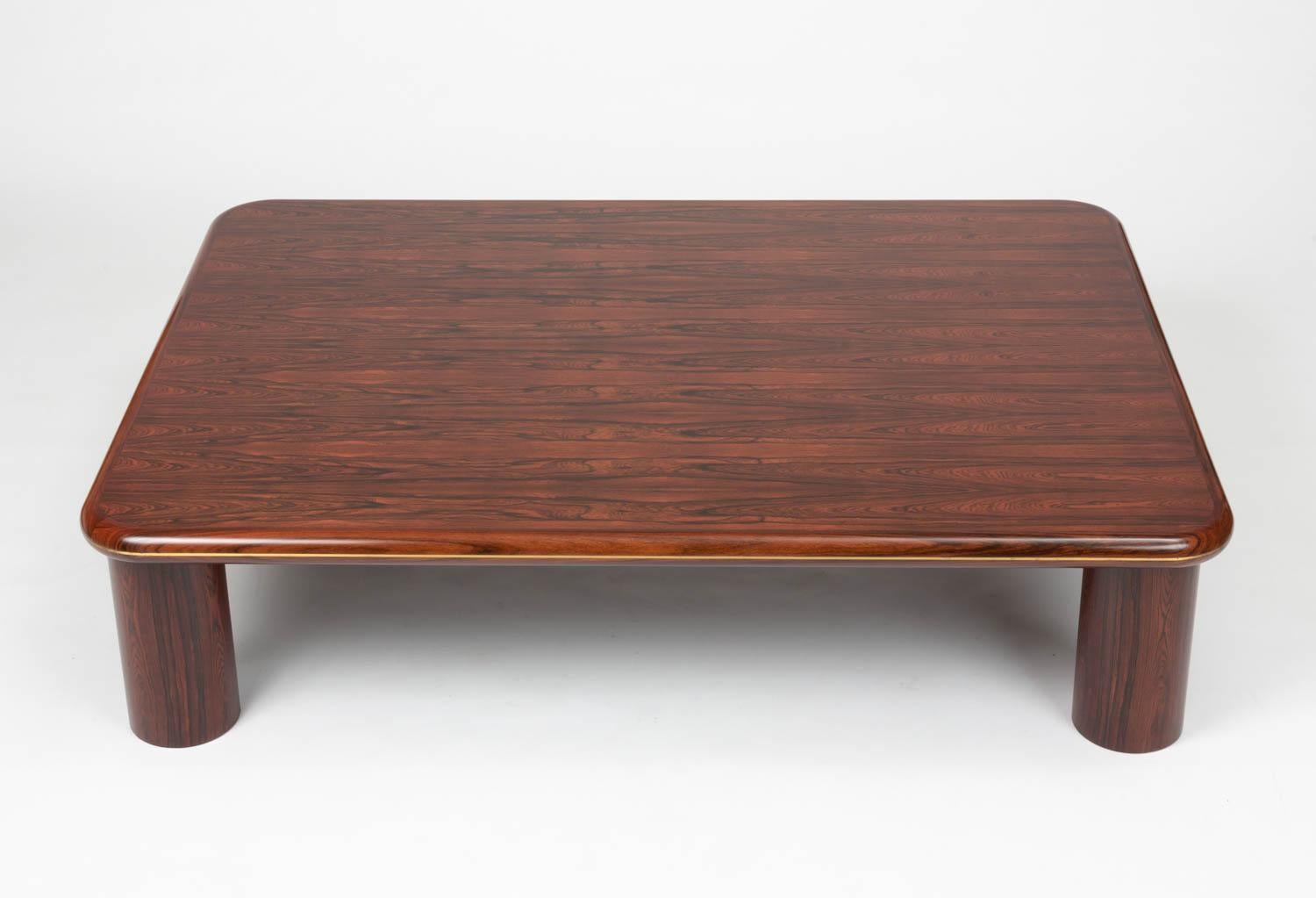 Mid-Century Modern Monumental Danish Rosewood Coffee Table