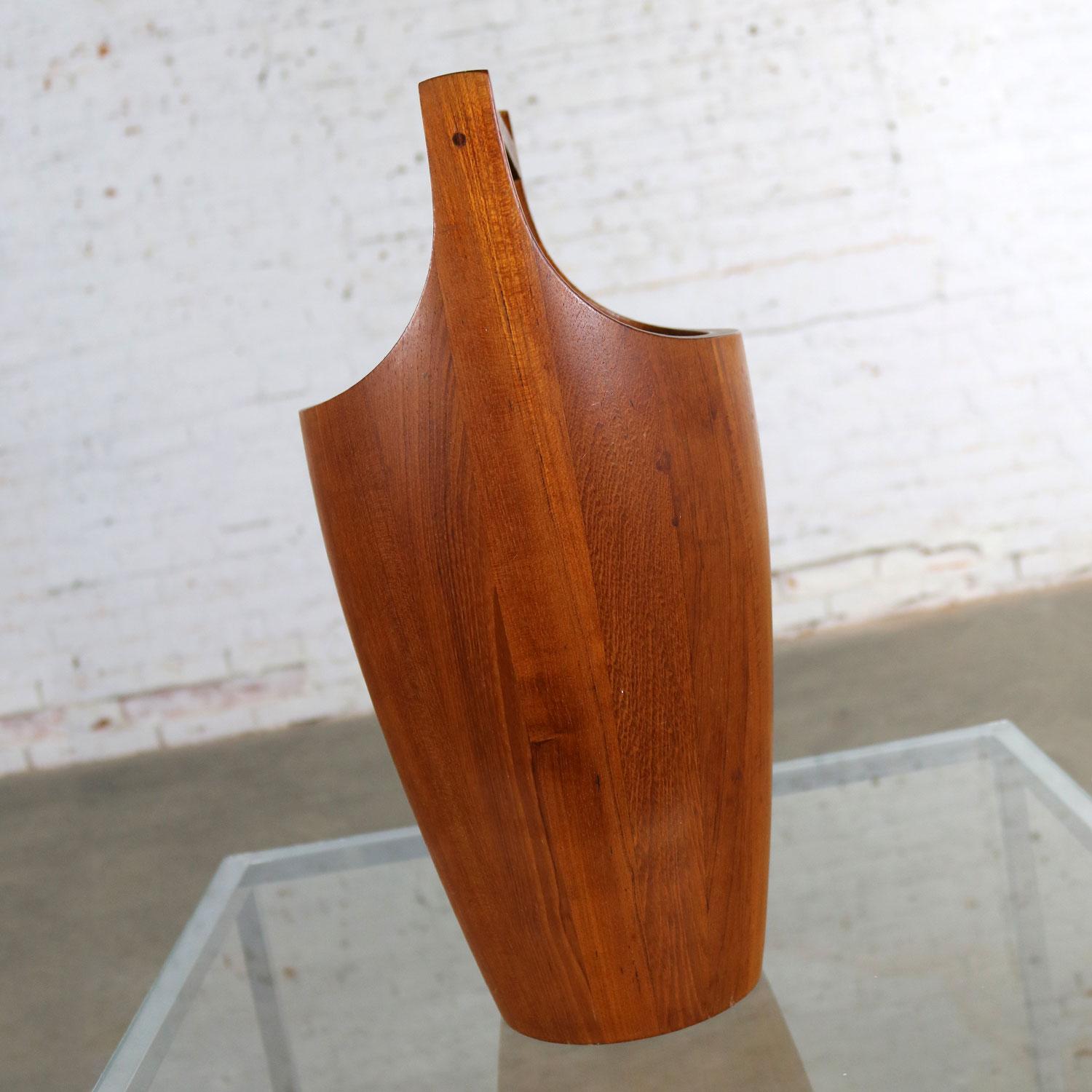 dansk teak ice bucket