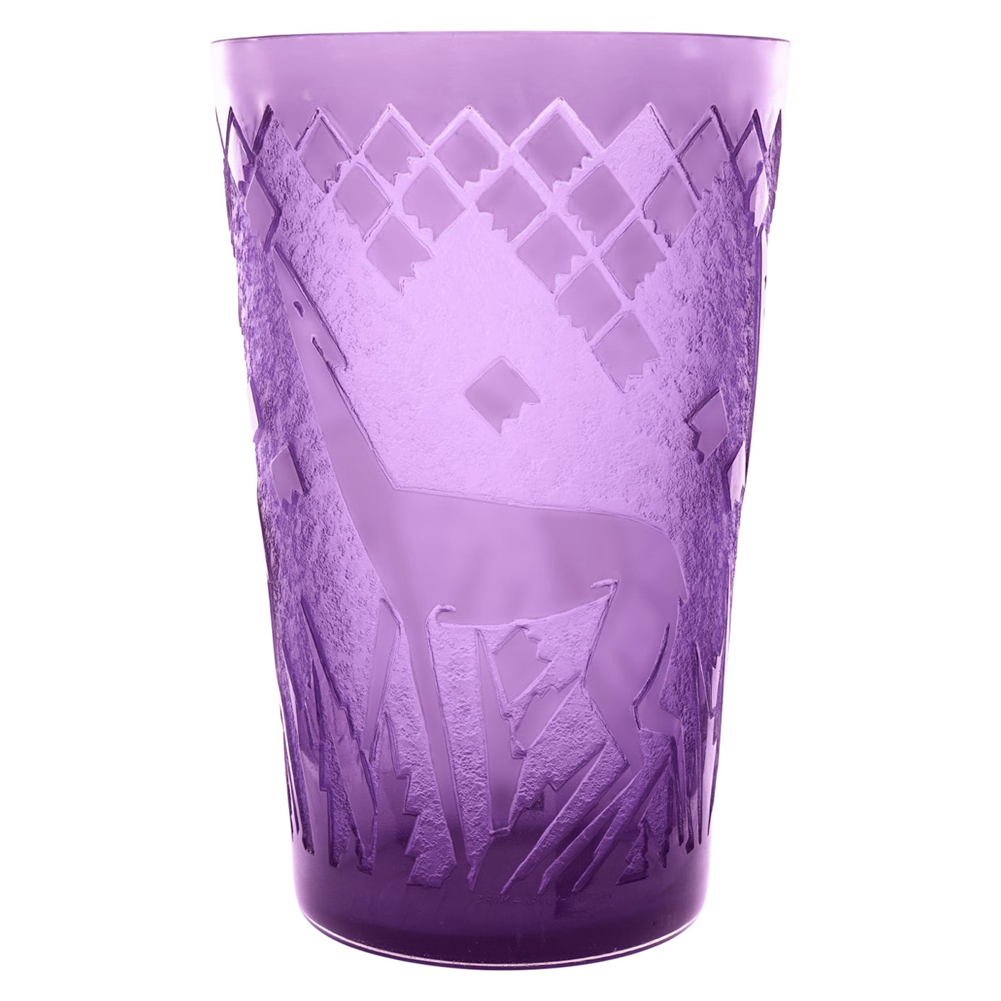 Monumental Daum Nancy Art Deco Vase For Sale
