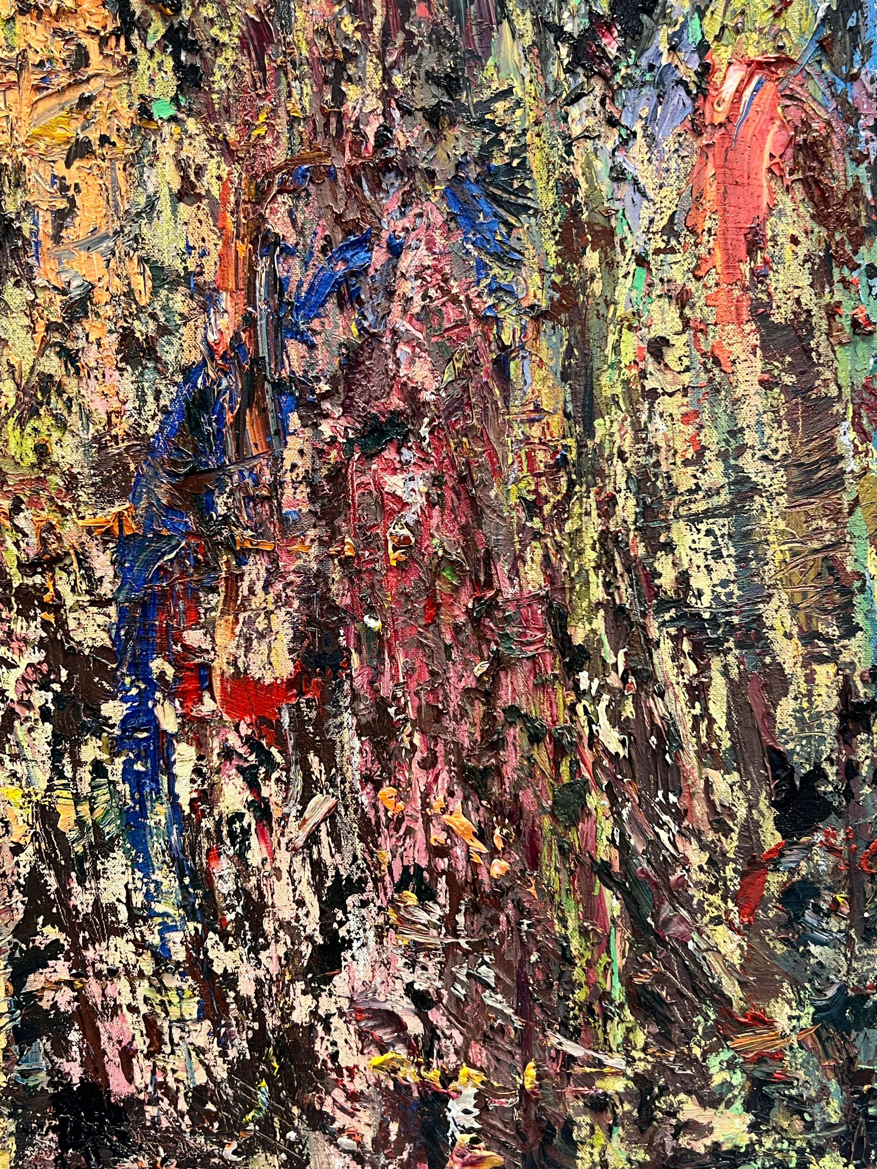 Monumental Diptych Abstract Expressionist Oil Painting For Sale 11
