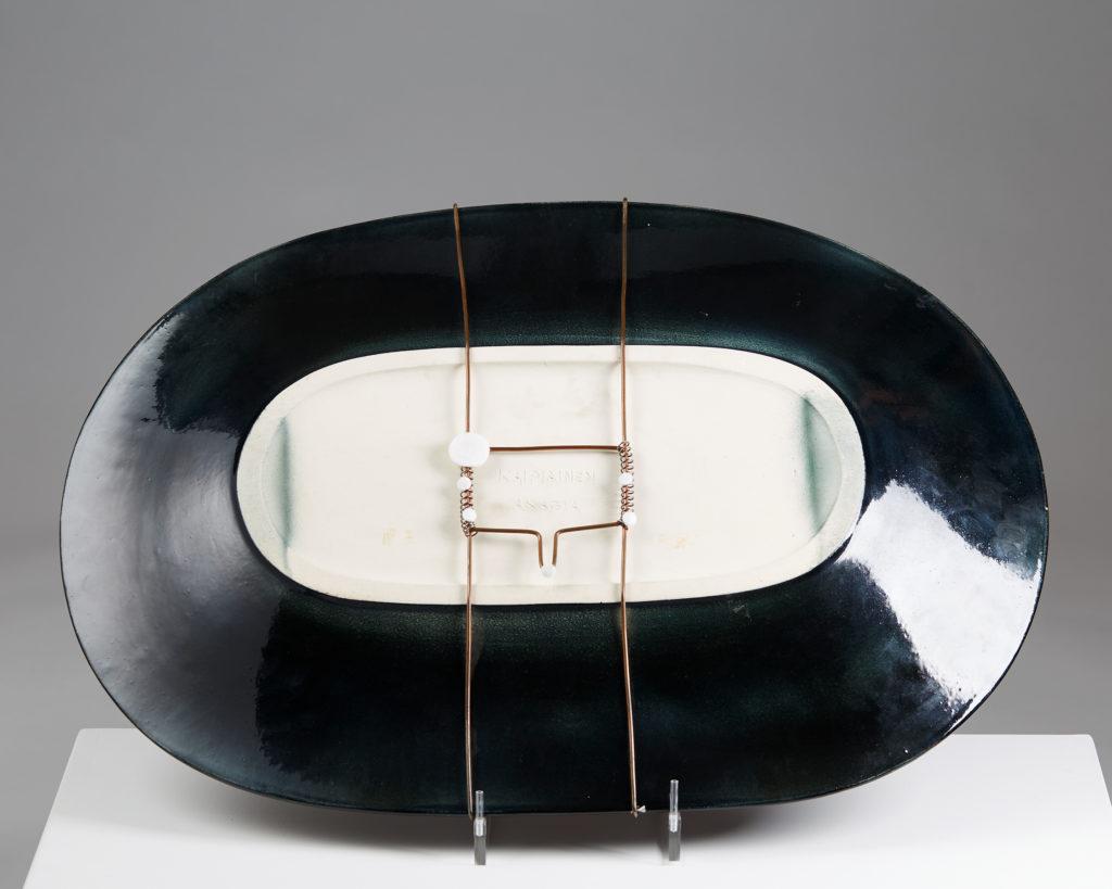 Monumental Dish Designed by Birger Kaipiainen for Arabia, Finland, 1960s In Good Condition For Sale In Stockholm, SE