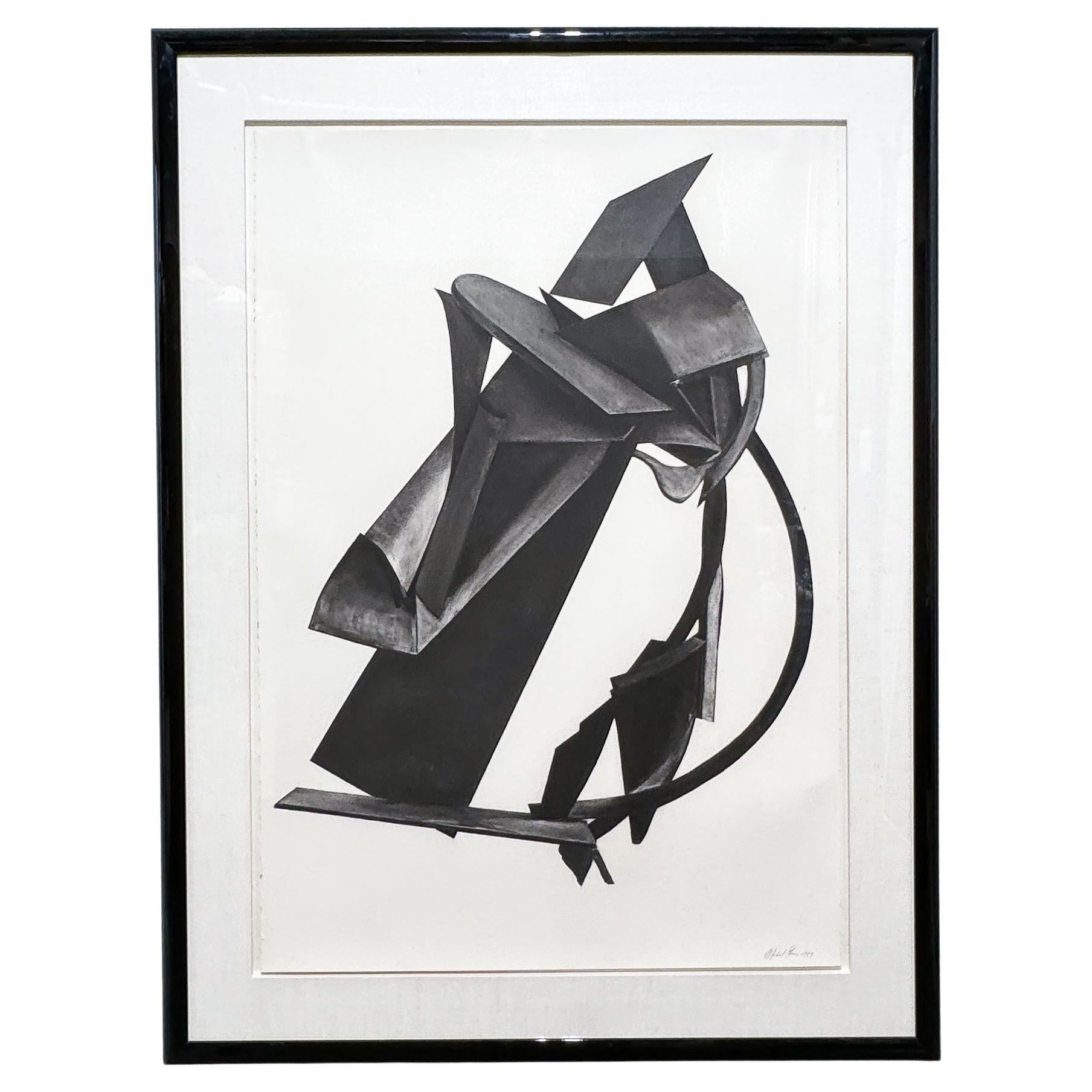 Monumentale Zeichnung von Michael Steiner