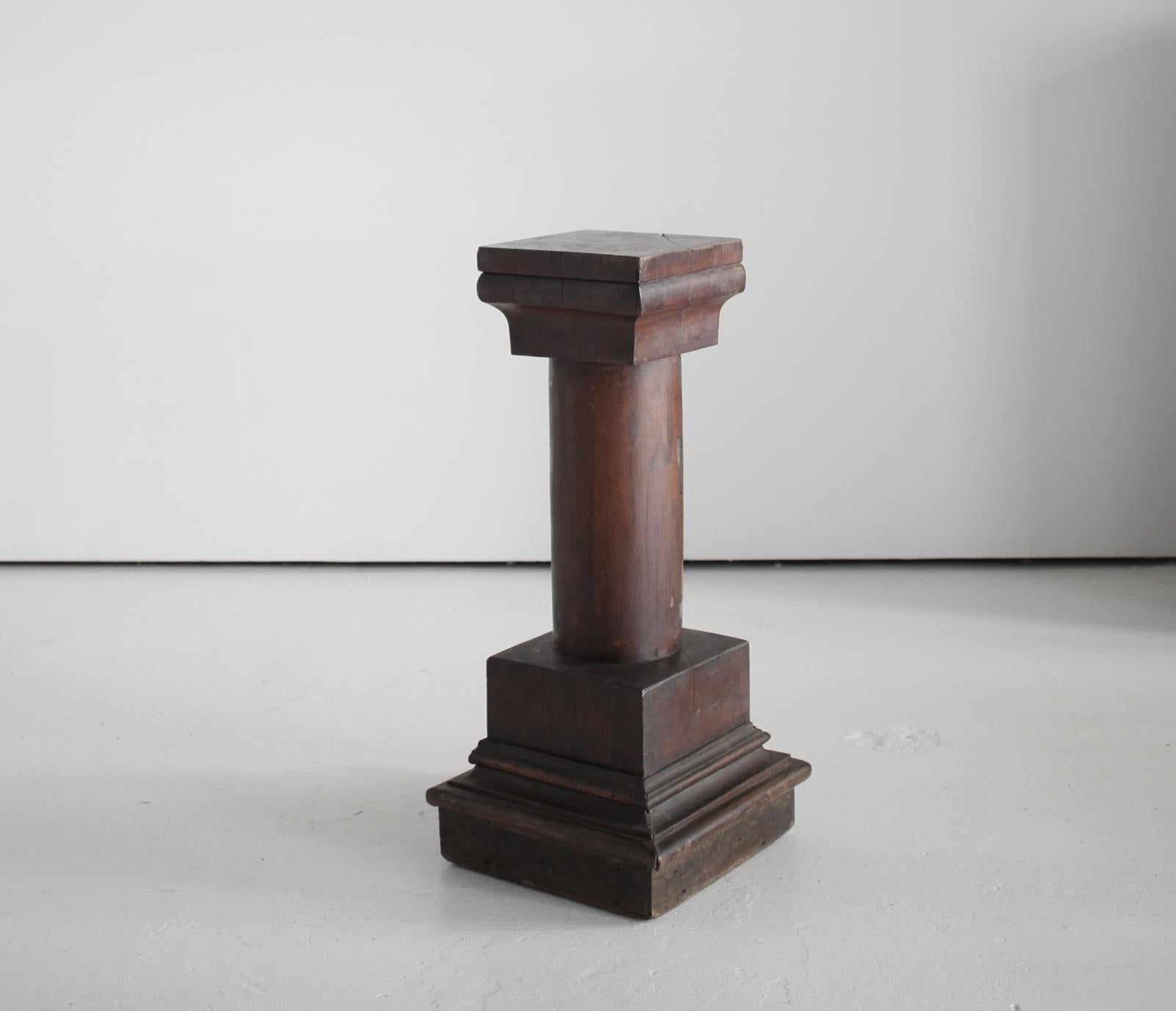 Monumental Early 19Th C. Primitive Northern Portuguese Plinth For Sale 6