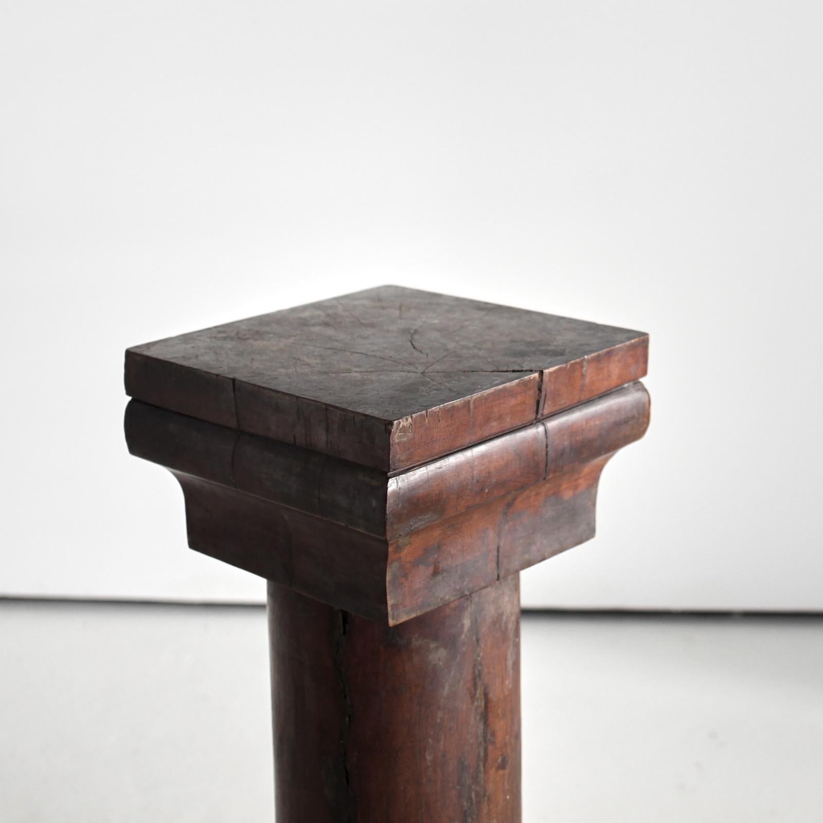 Early 19th Century Monumental Early 19Th C. Primitive Northern Portuguese Plinth For Sale