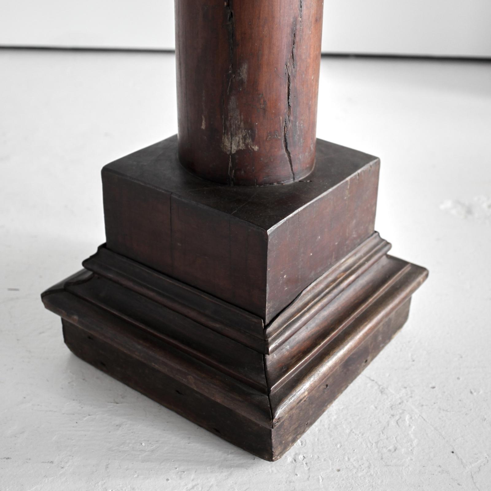 Monumental Early 19Th C. Primitive Northern Portuguese Plinth For Sale 2