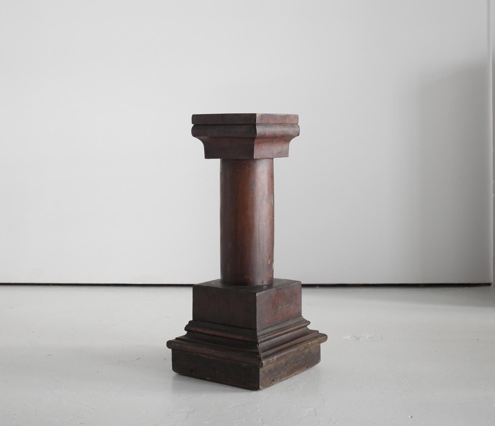Monumental Early 19Th C. Primitive Northern Portuguese Plinth For Sale 3