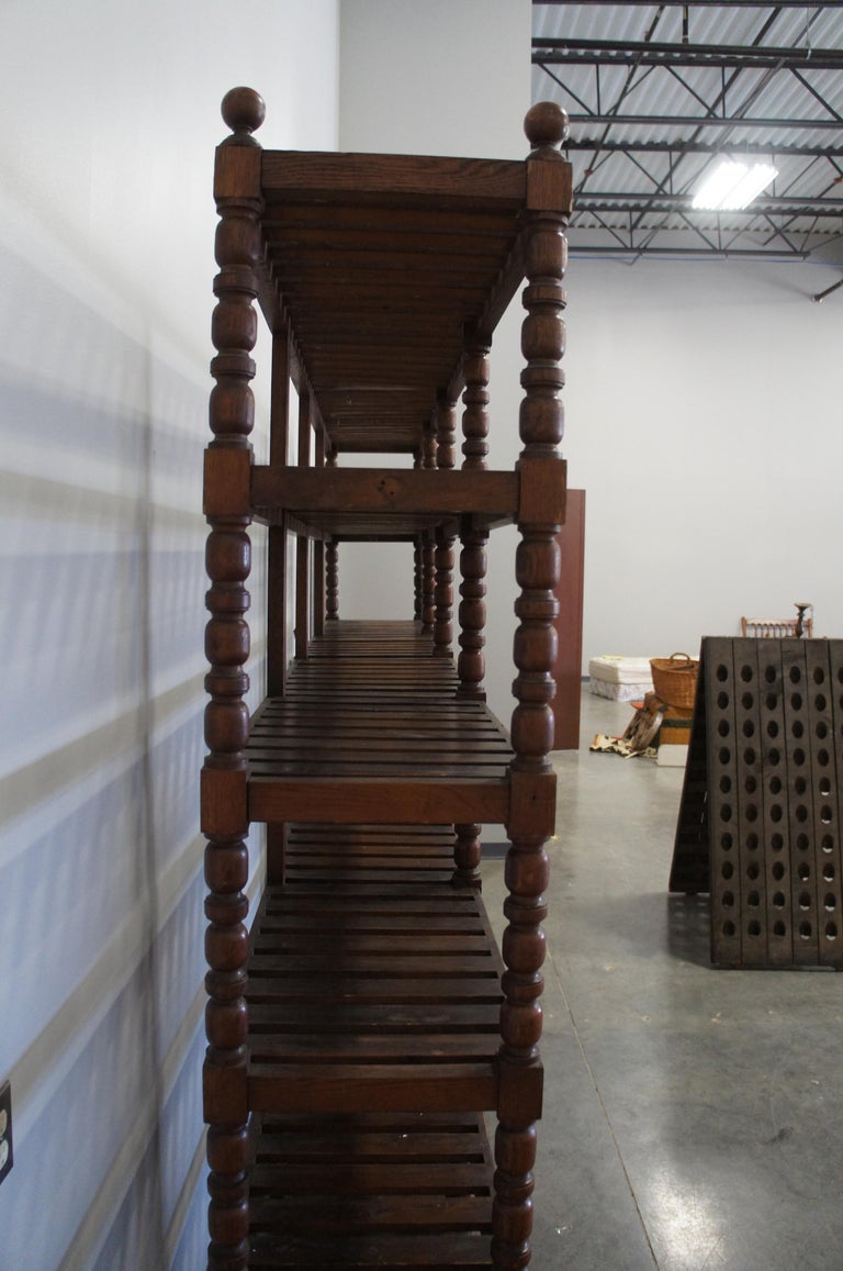 Monumental Early 20th Century Antique Mission Oak Étagère Library ...