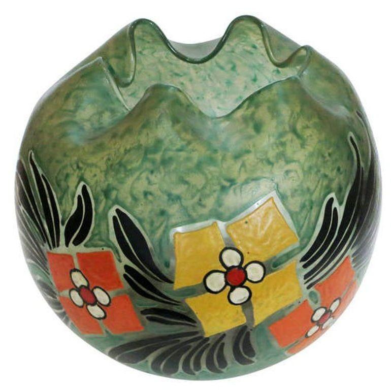Monumental vase en verre d'art du début du XXe siècle par Verrerie Legras Excellent état - En vente à Van Nuys, CA