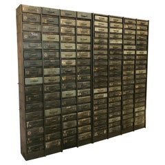 Monumental Early 20th Century Industrial Multi-Drawer Cabinet, 176 Drawers