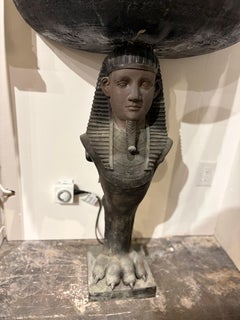 Monumental Egyptian Revival Freestanding Fountain, Circa 1900