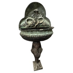 Monumental Egyptian Revival Freestanding Fountain, Circa 1900