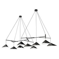 Lustre Monumental Daniel Becker Emily 9 en noir brillant pour And Objects