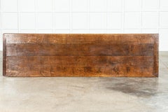 Monumental English 19thC Oak Refectory Table
