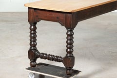 Monumental English 19thC Pine Convent Refectory Table